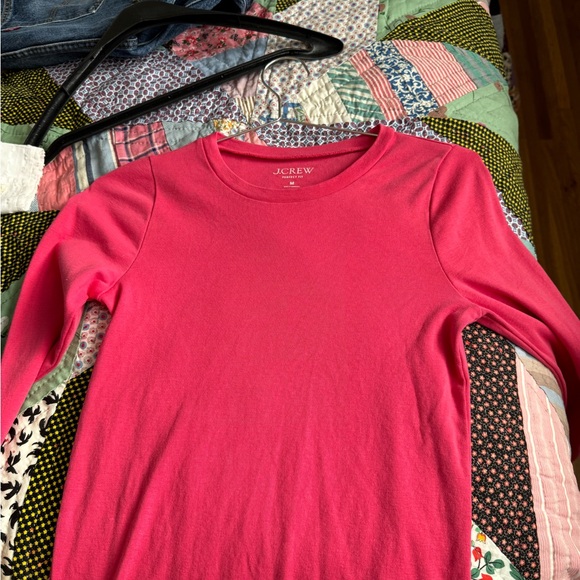 J.Crew Pink Long Sleeve Shirt - Picture 2 of 6